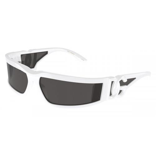 Dolce Gabbana Unisex 63mm White Sunglasses DG6198-331287-63