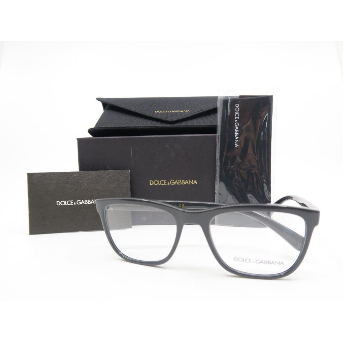 Dolce Gabbana DG 5047 3101 54mm Grey Acetate Square Unisex Eyeglasses