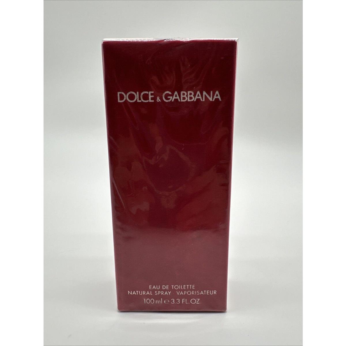 Dolce Gabbana Red For Women 3.3 Oz 100ml Eau De Toilette Spray Vintage