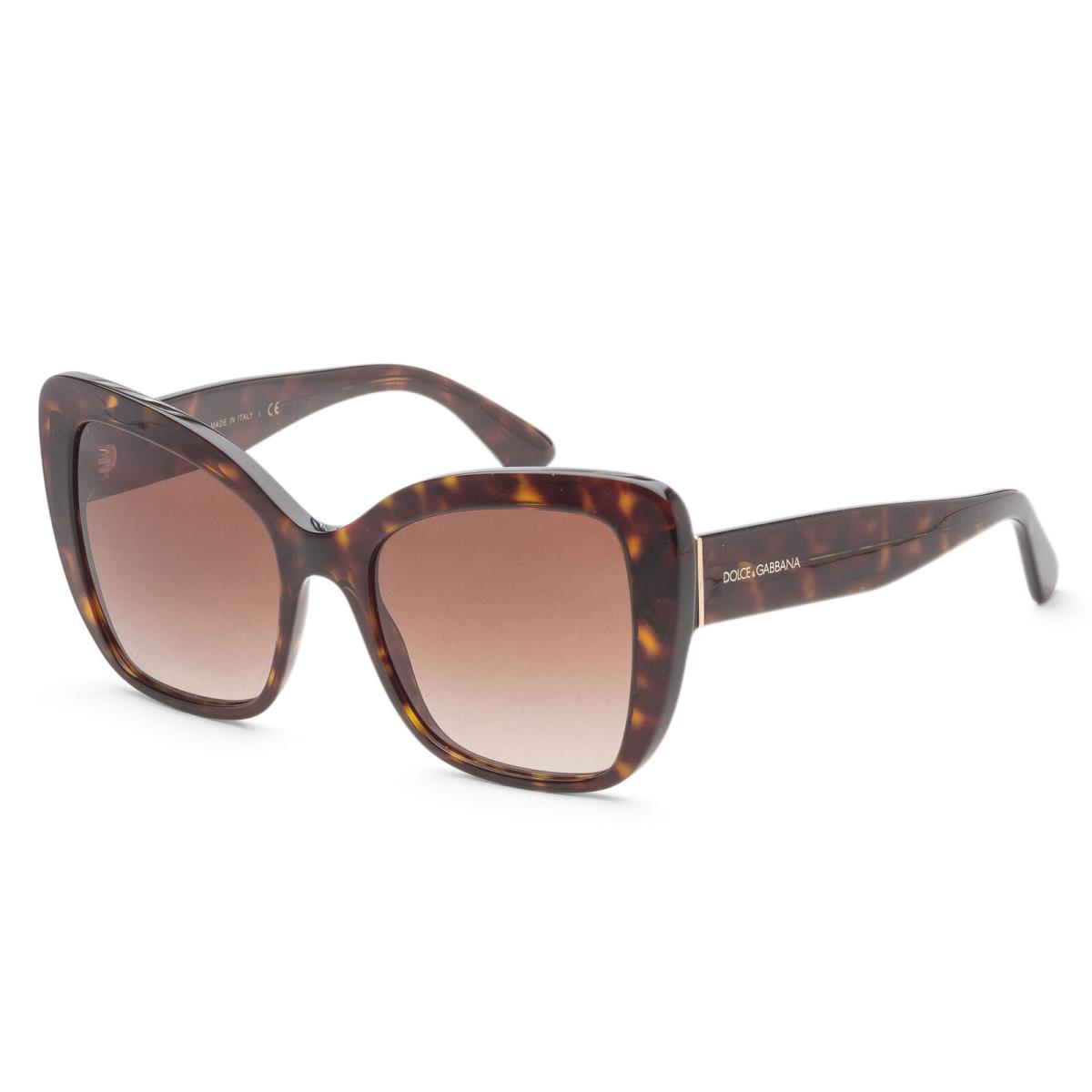 Dolce Gabbana Women`s 54mm Havana Sunglasses DG4348-502-13-54