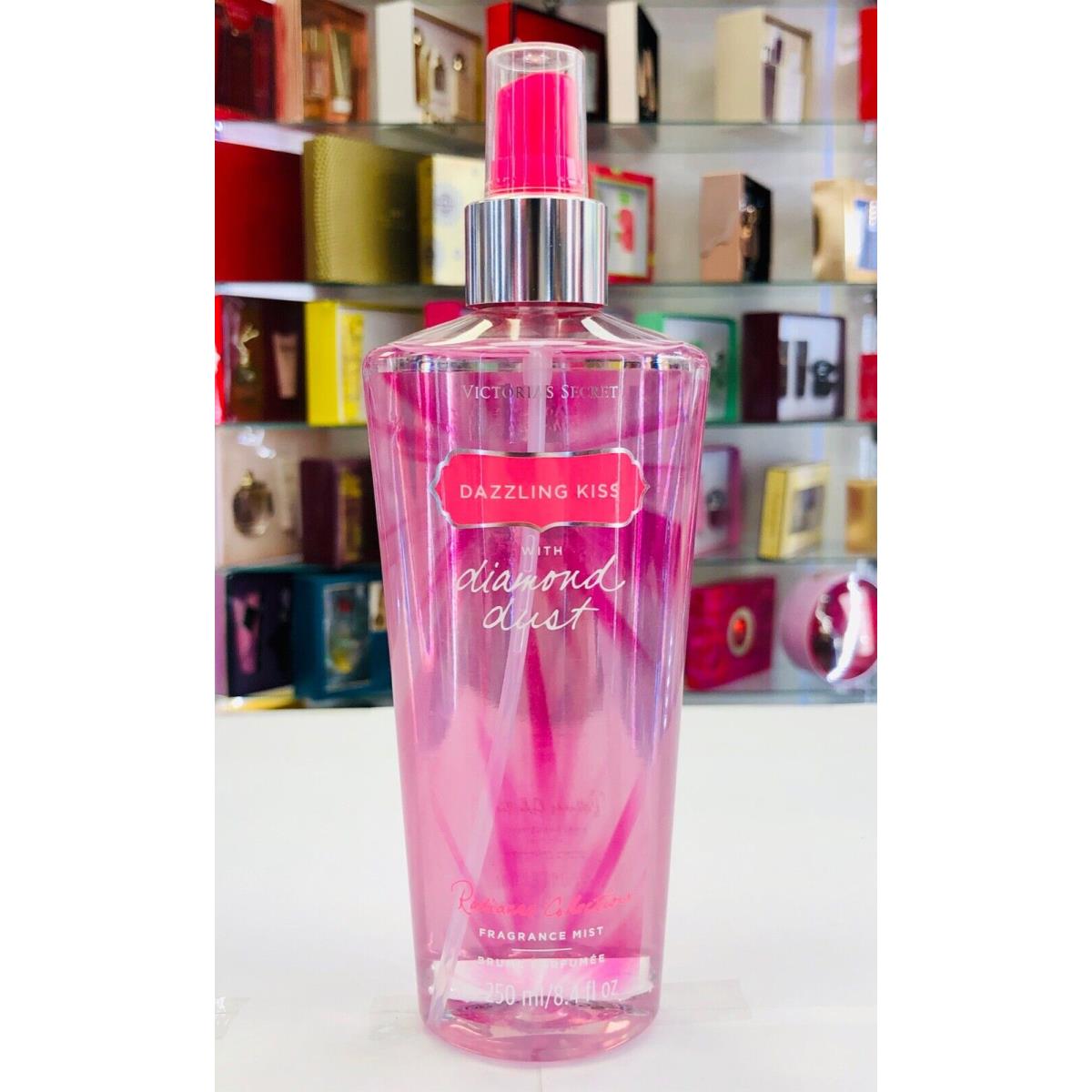 Victoria`s Secret Dazzling Kiss with Diamond Dust Fragrance Mist 8.4 Ounce