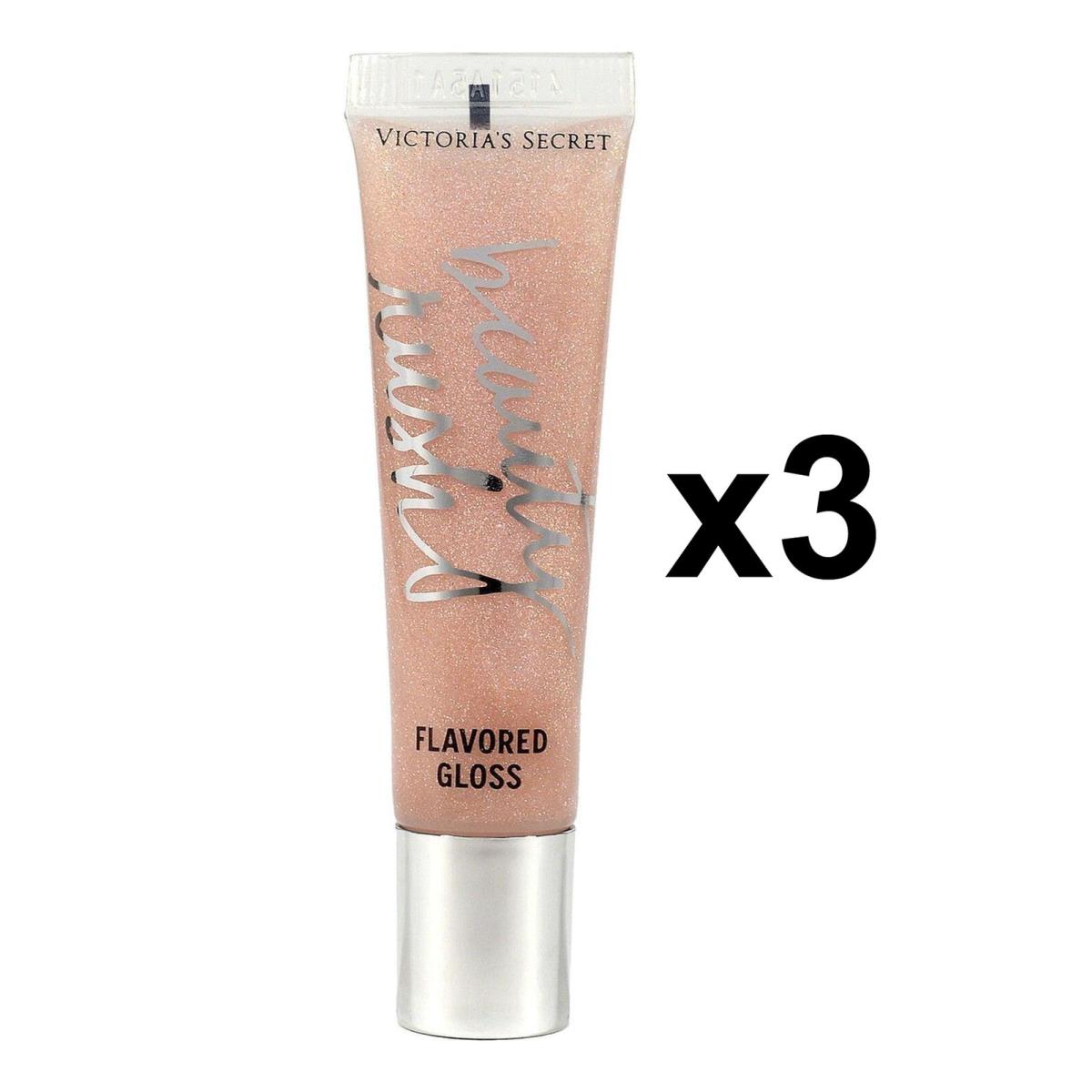 3x Victoria`s Secret Beauty Rush Flavored Lip Gloss Indulgence