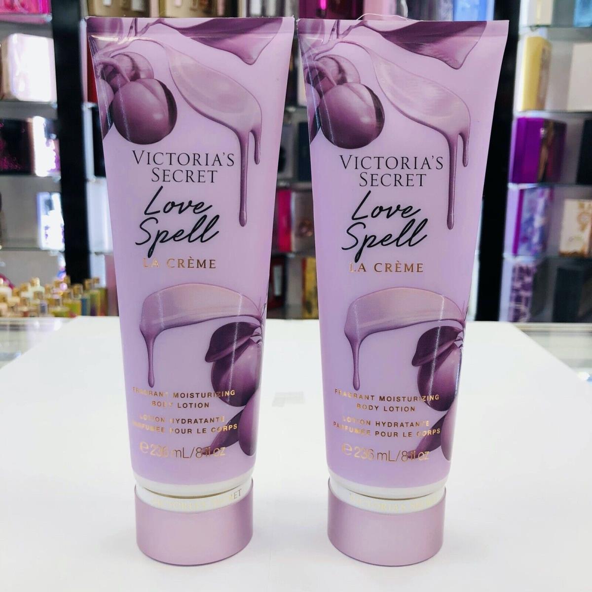 Victoria`s Secret Love Spell La Cr me Body Lotion For Women 8 oz Set of 2