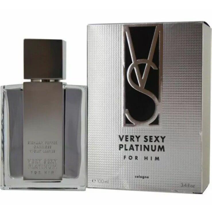 Victoria`s Secret Very Sexy Platinum For Him 3.4 oz Cologne