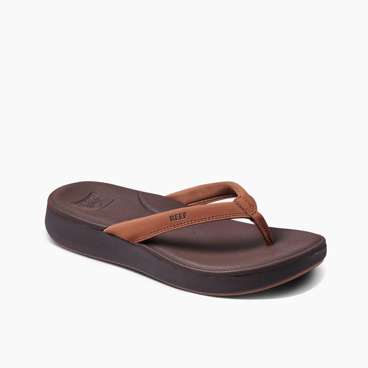 Reef Women`s Cushion Cloud Flip Flop Espresso - CJ3634 Espresso