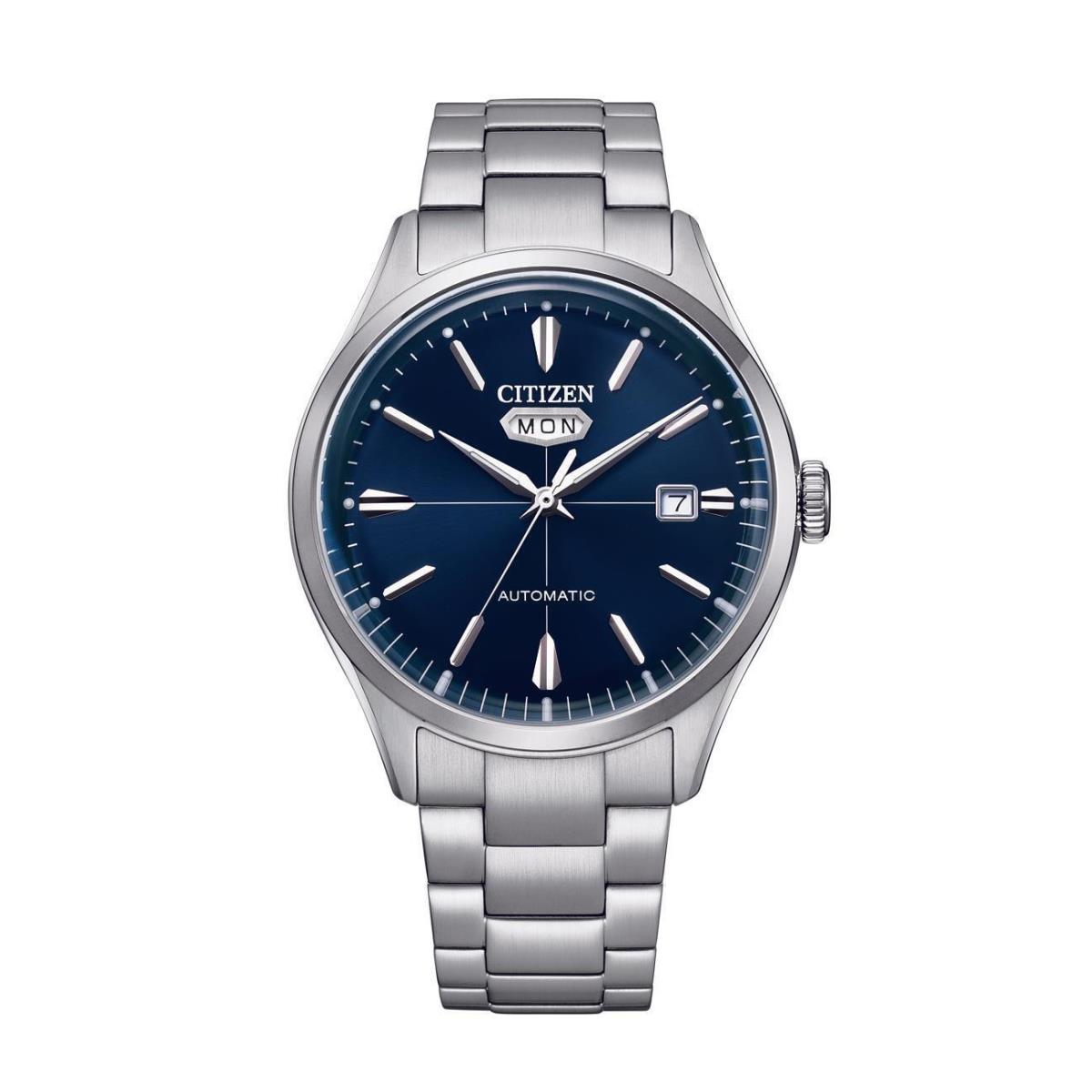 Citizen Men`s Automatic Blue Dial Stainless Steel Watch - NH8391-51L