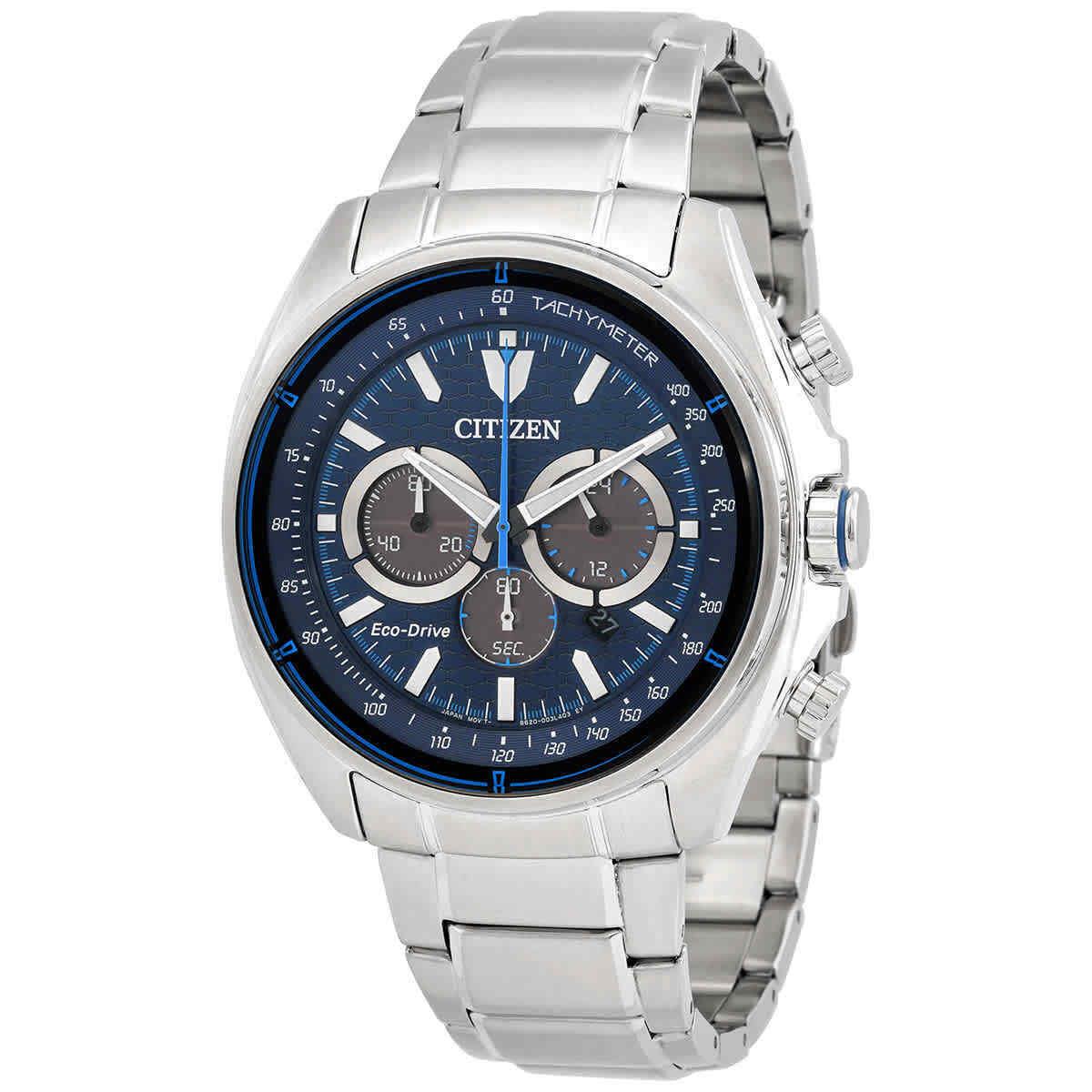 Citizen Chronograph Blue Dial Men`s Watch CA4560-81L