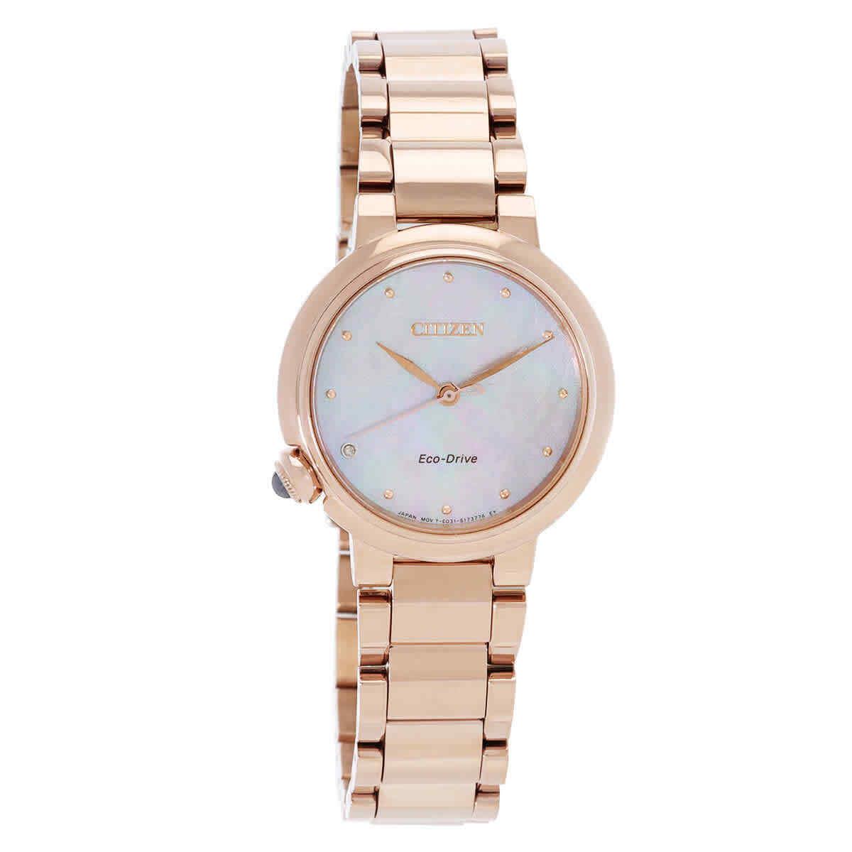 Citizen Eco-drive Mop Dial Ladies Watch EM0912-84Y