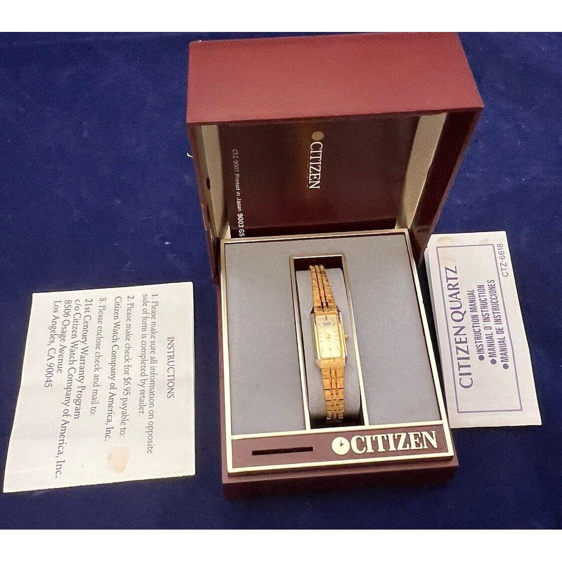 Vintage Citizen Quartz Watch For Women Gold