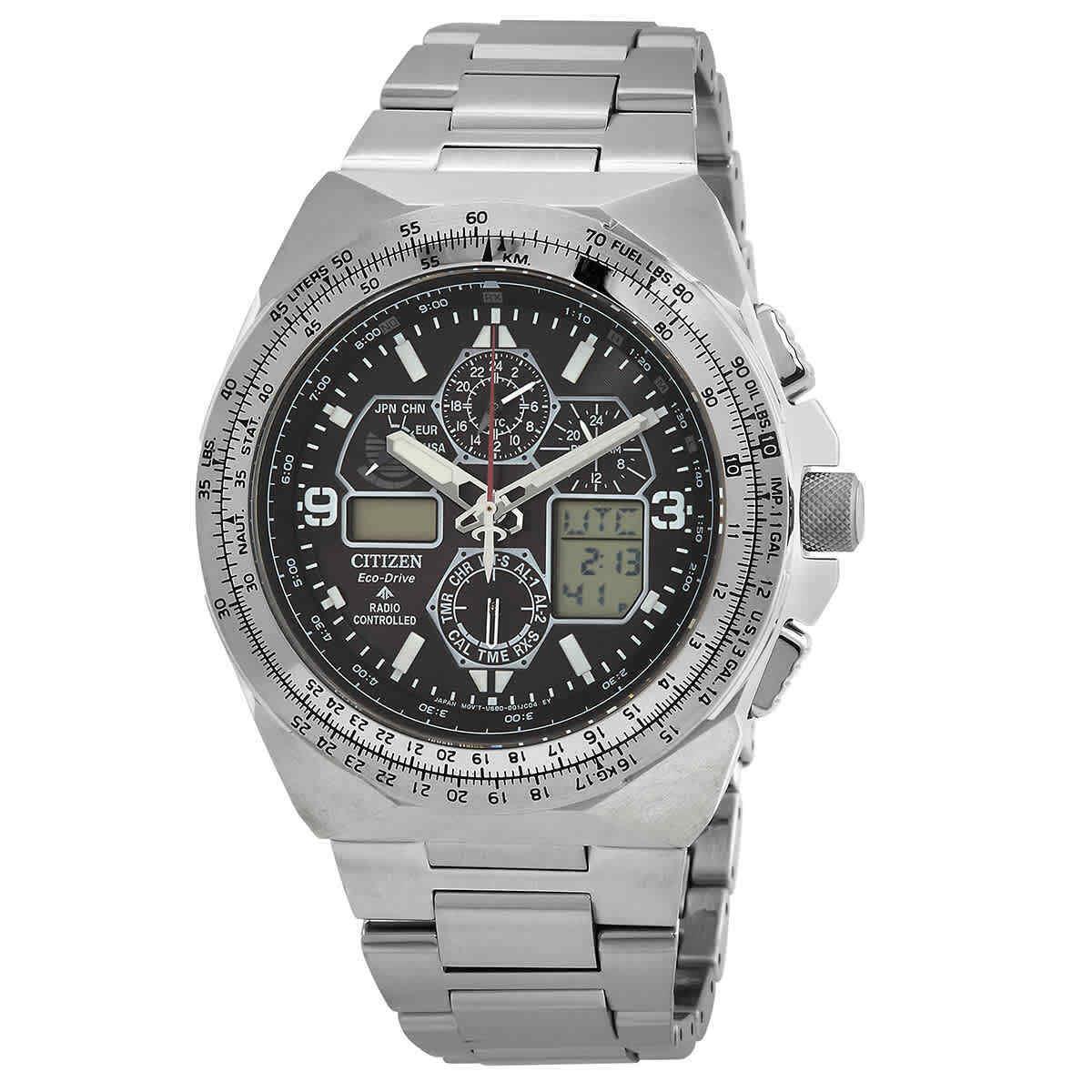 Citizen Promaster Skyhawk A-t Perpetual Chronograph Gmt Analog-digital Black