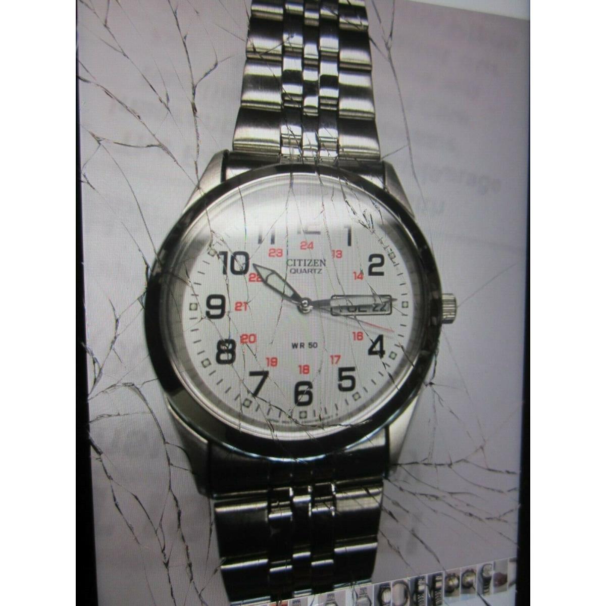 Citizen Men`s Watch Quartz All S/s NH3710-52FB