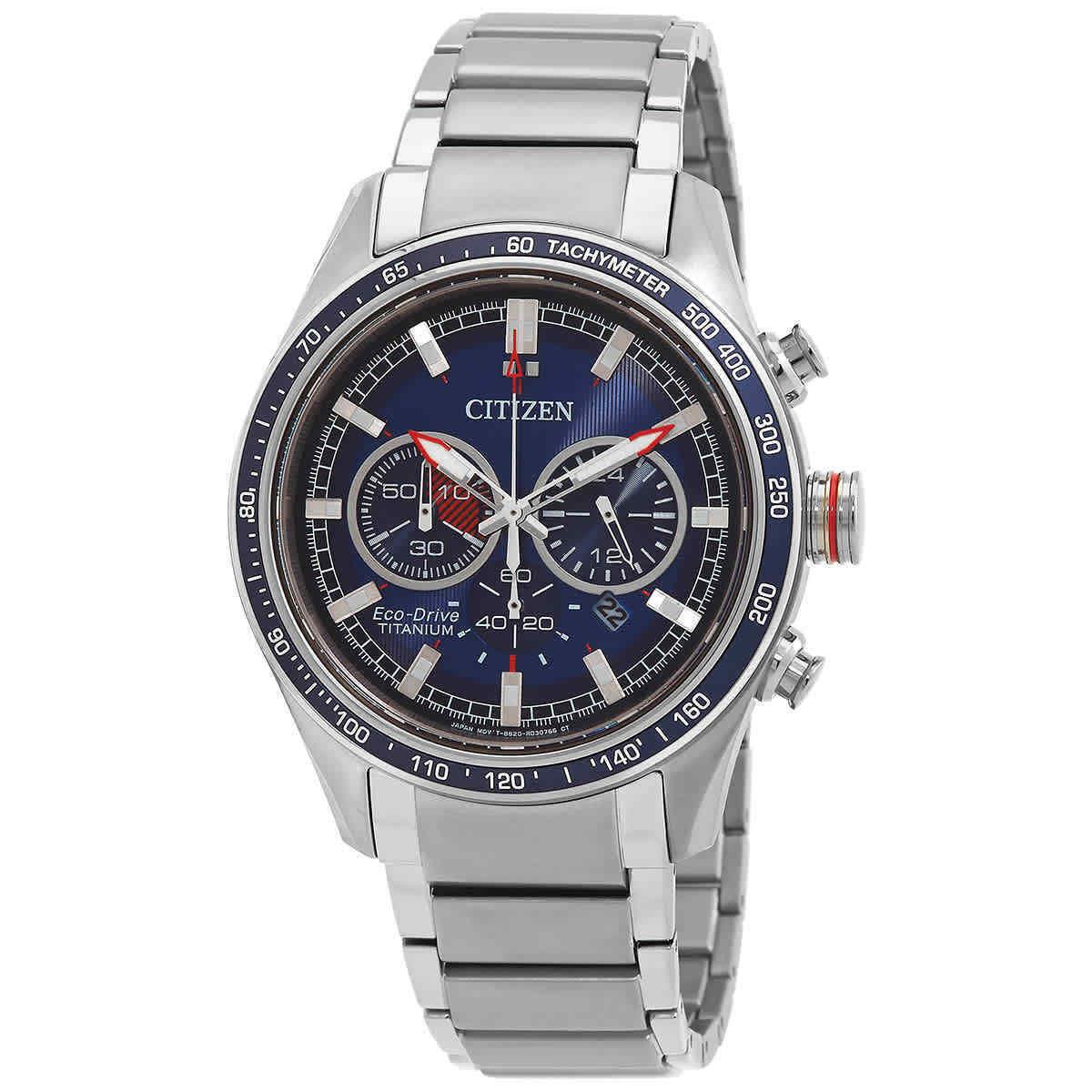 Citizen Chronograph Blue Dial Men`s Watch CA4490-85L