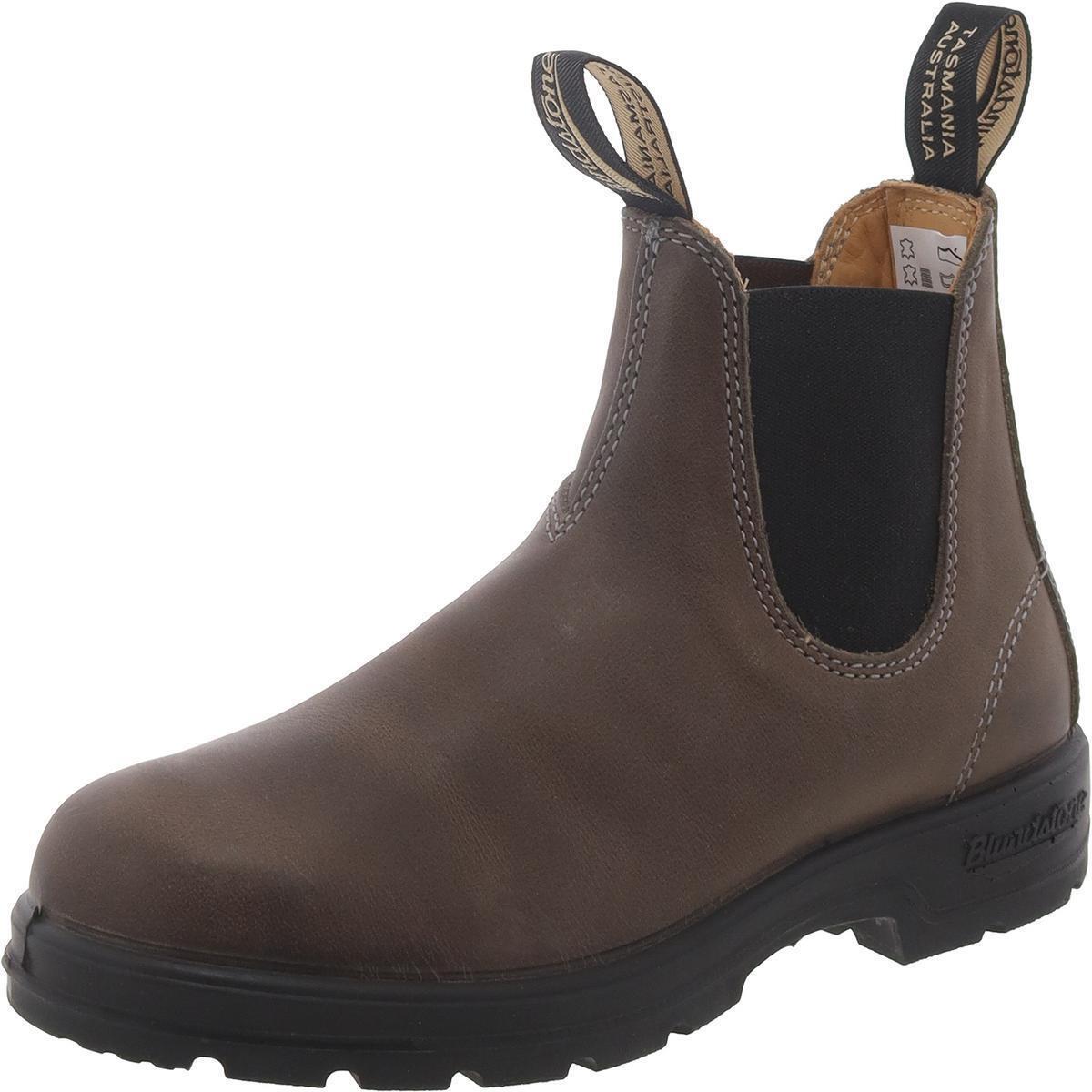 Blundstone Mens Gray Leather Pull On Dress Boots Shoes 3.5 Medium D Bhfo 2880