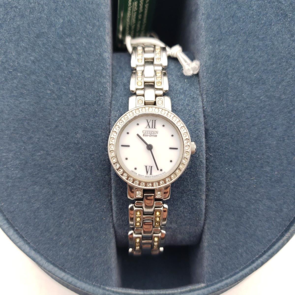 Citizen Eco-drive Crystal Ladies Watch EW9140-59A