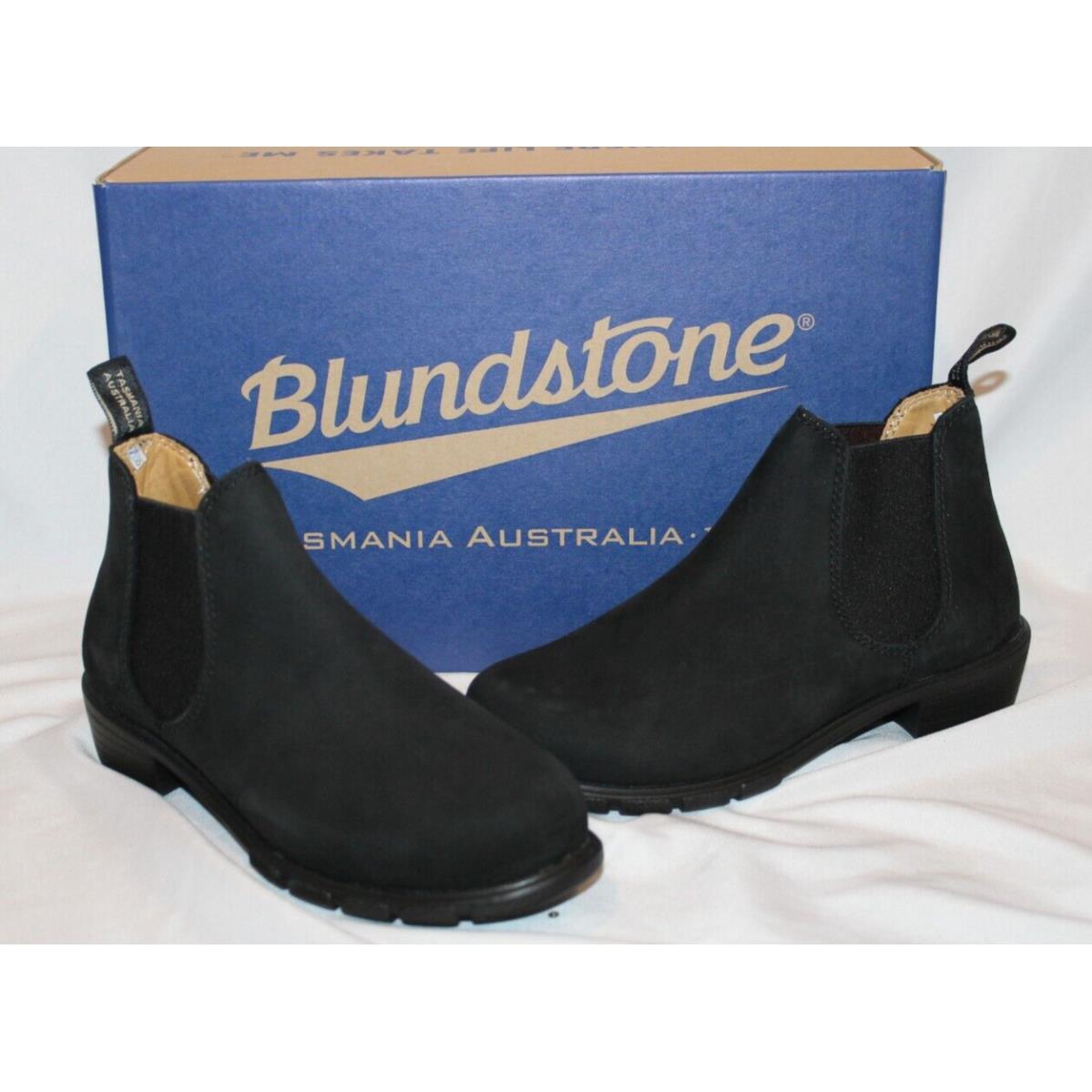 Blundstone Women`s Low Heel Chelsea Boot Womens US 6.5 Black Nubuck