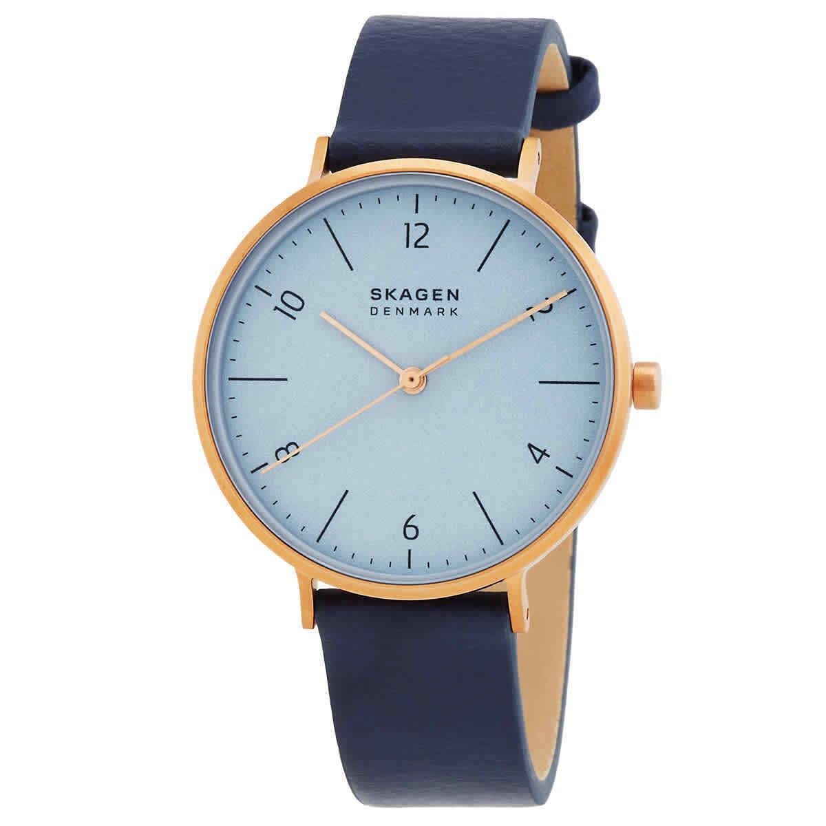 Skagen Aaren Naturals Quartz Blue Dial Ladies Watch SKW2972