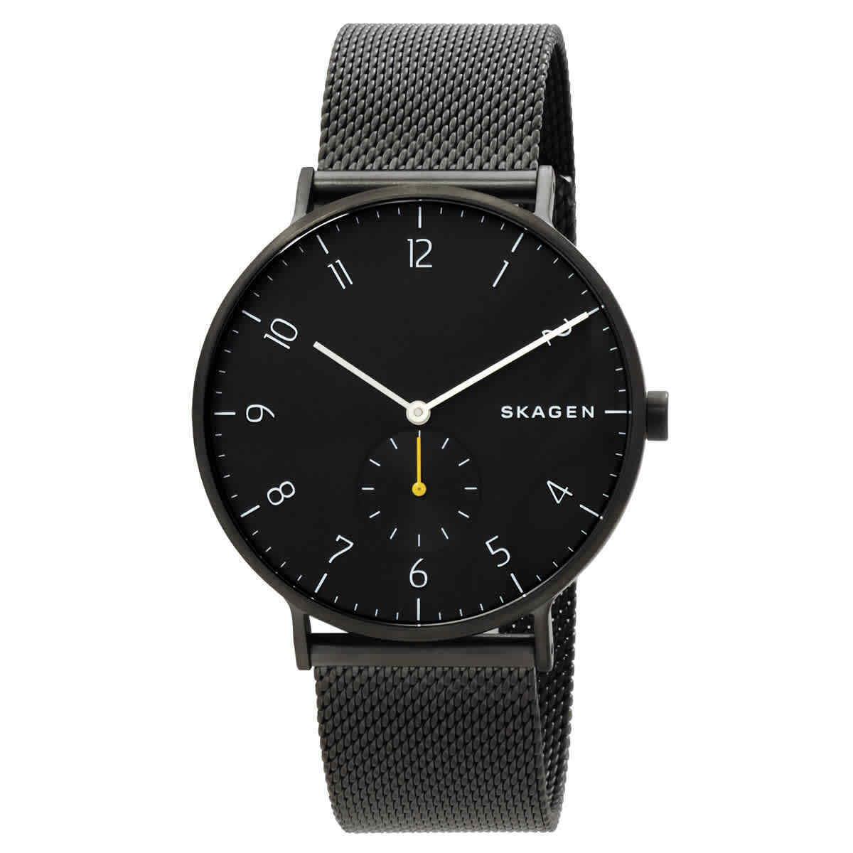 Skagen Aaren Quartz Black Dial Men`s Watch SKW6470