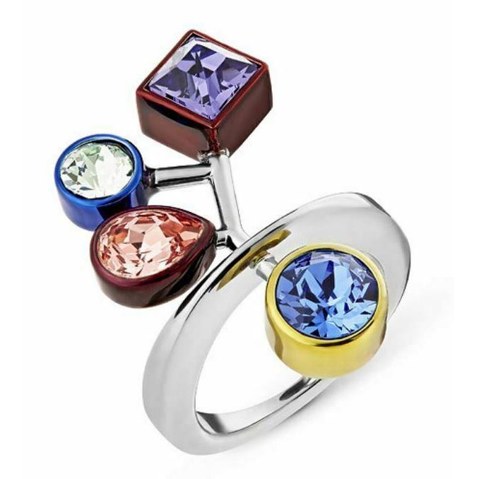 Atelier Swarovski by Peter Pilotto Arbol Cocktail Ring Size 58 5263465