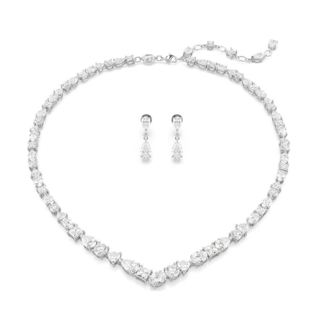 Swarovski Mesmera Set- Mixed Cuts White Rhodium Plated- 5575495 Set