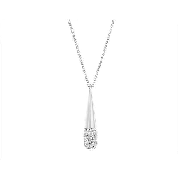 Swarovski Cypress Pendant Necklace Silver Teardrop 5124033