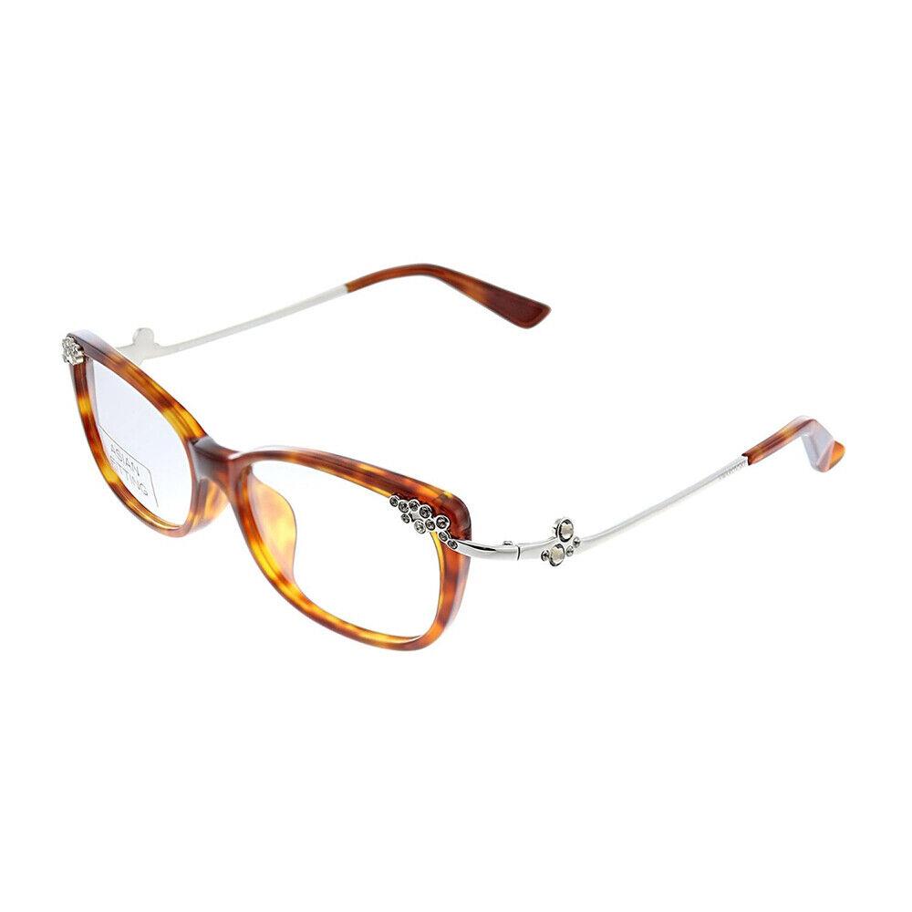 Swarovski SK 4071 052 Havana Plastic Rectangle Eyeglasses 54mm