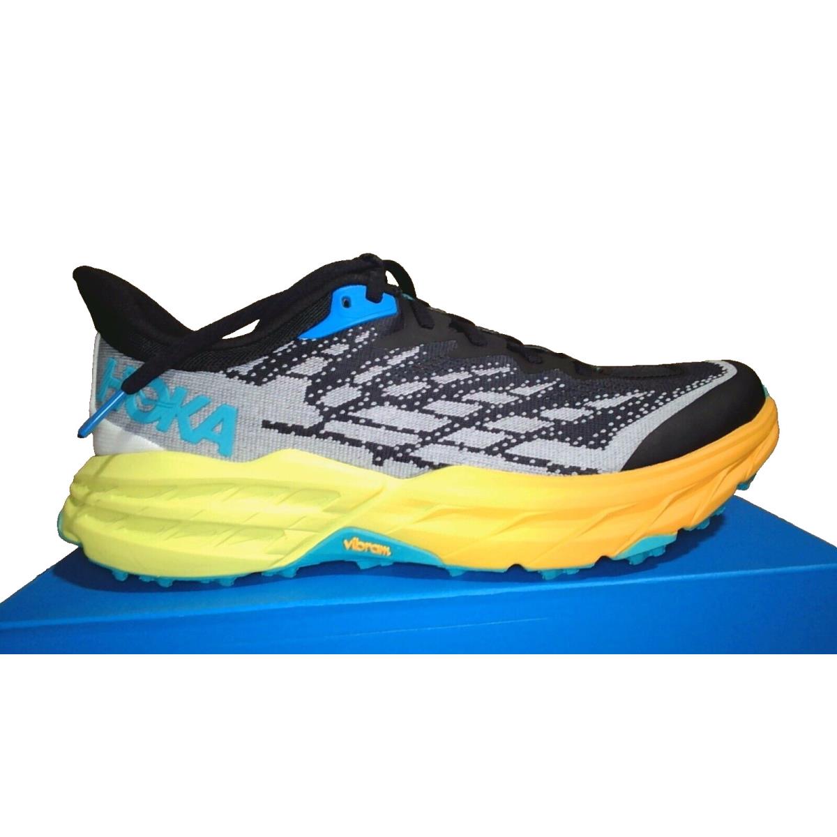 Hoka One One Womens Speedgoat 5 Textile Synthetic Black Trainer