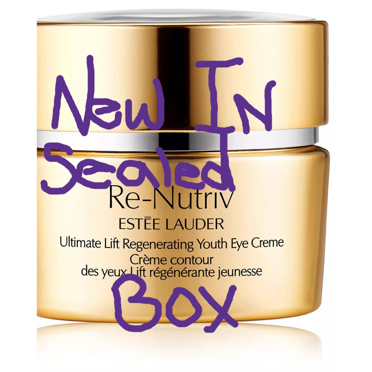 Estee Lauder Re-nutriv Ultimate Lift Regenerating Youth Eye Creme Expires 07/24