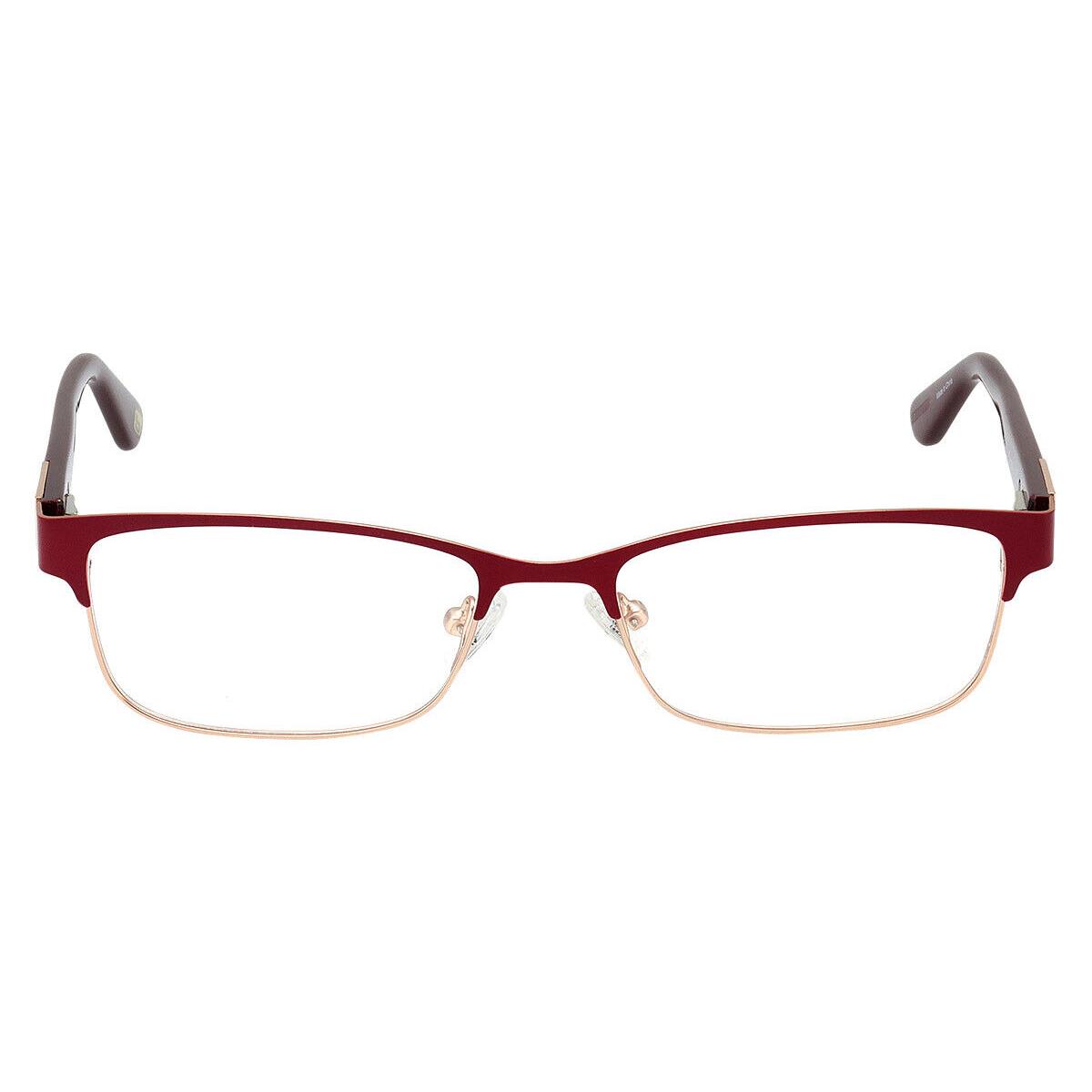 Skechers SE50028 Eyeglasses Women Matte Bordeaux 52mm