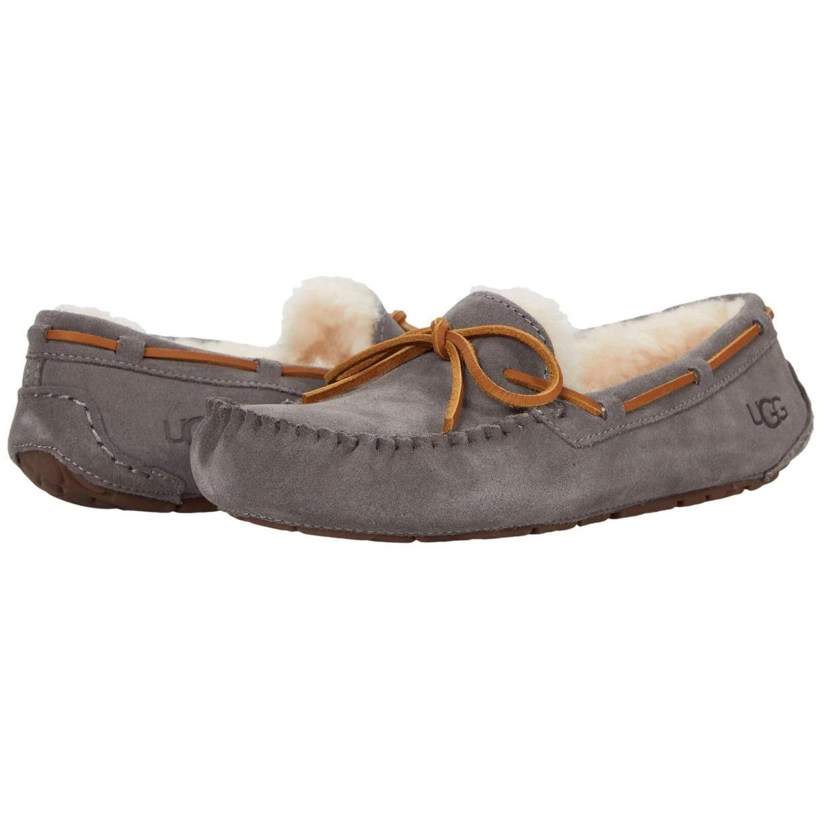 Ugg Dakota Pewter Gray Suede 1107949 /pew Women`s Slipper - Gray