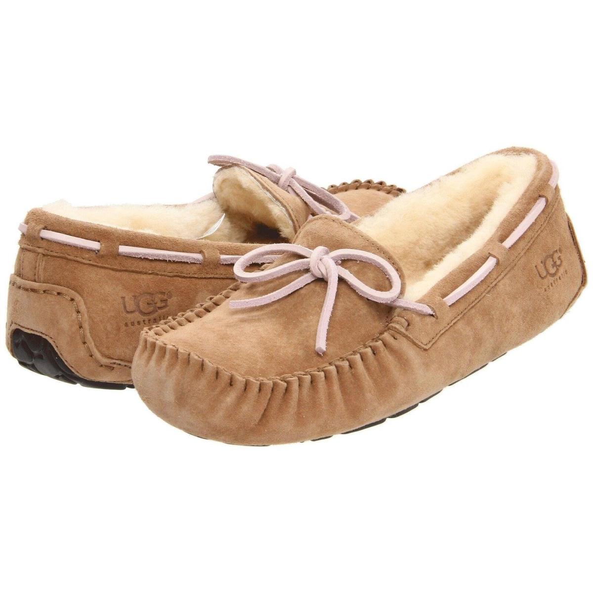 Ugg Dakota Tabacco Women`s Slipper Flat Shoes Size 6