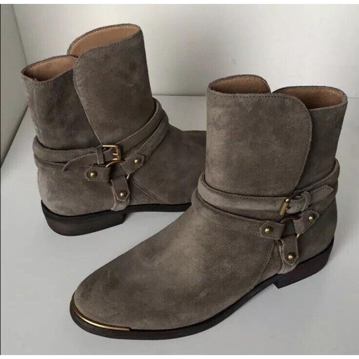 Ugg Classic Women`s Kelby Harness Suede Boots Size 5 Mouse Color