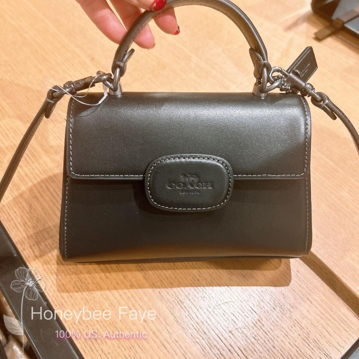 Coach Eliza Mini Top Handle Bag CW182/CW184 CW182 Gunmetal/Black