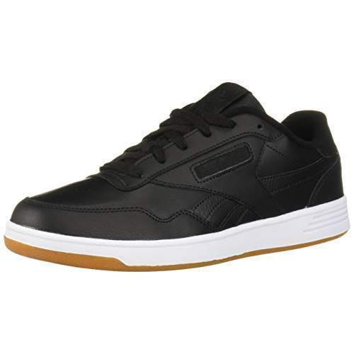 Reebok Women`s Club Memt Sneaker Black/black/reebok Rubber Gum-01 - BLACK/BLACK/REEBOK RUBBER GUM-01