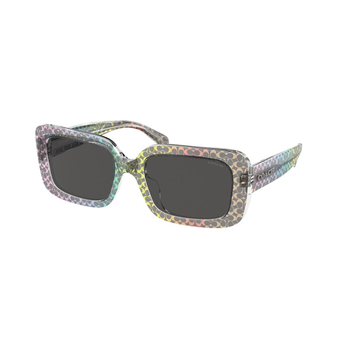 Coach HC8380U 583587 Cl922 Grey Solid 54 mm Women`s Sunglasses