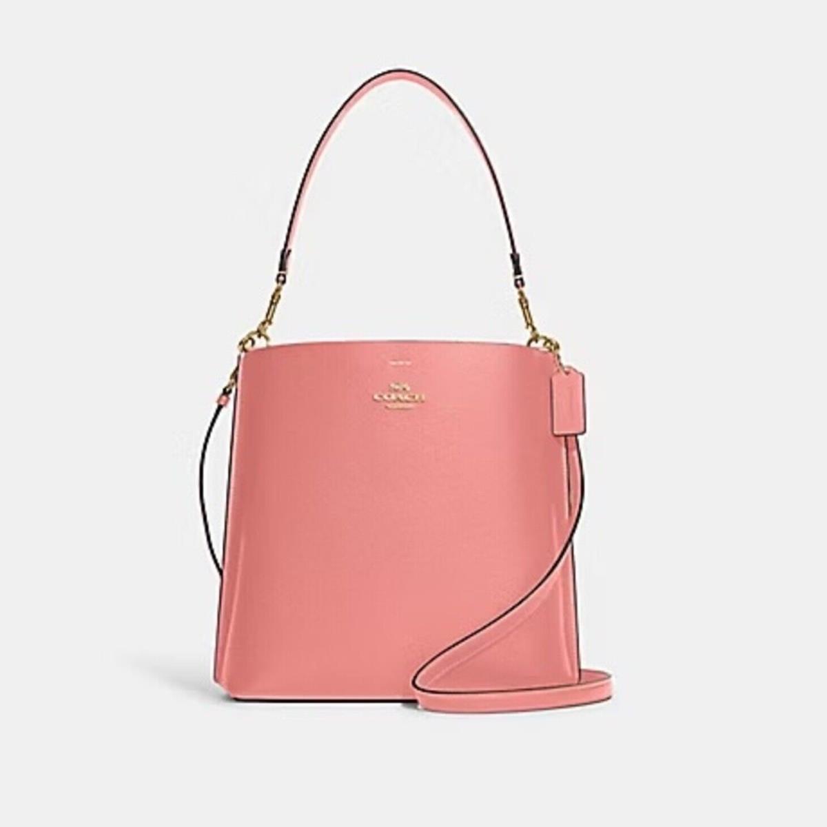 Coach Mollie Bucket Bag Brass/candy Pink Below Retail