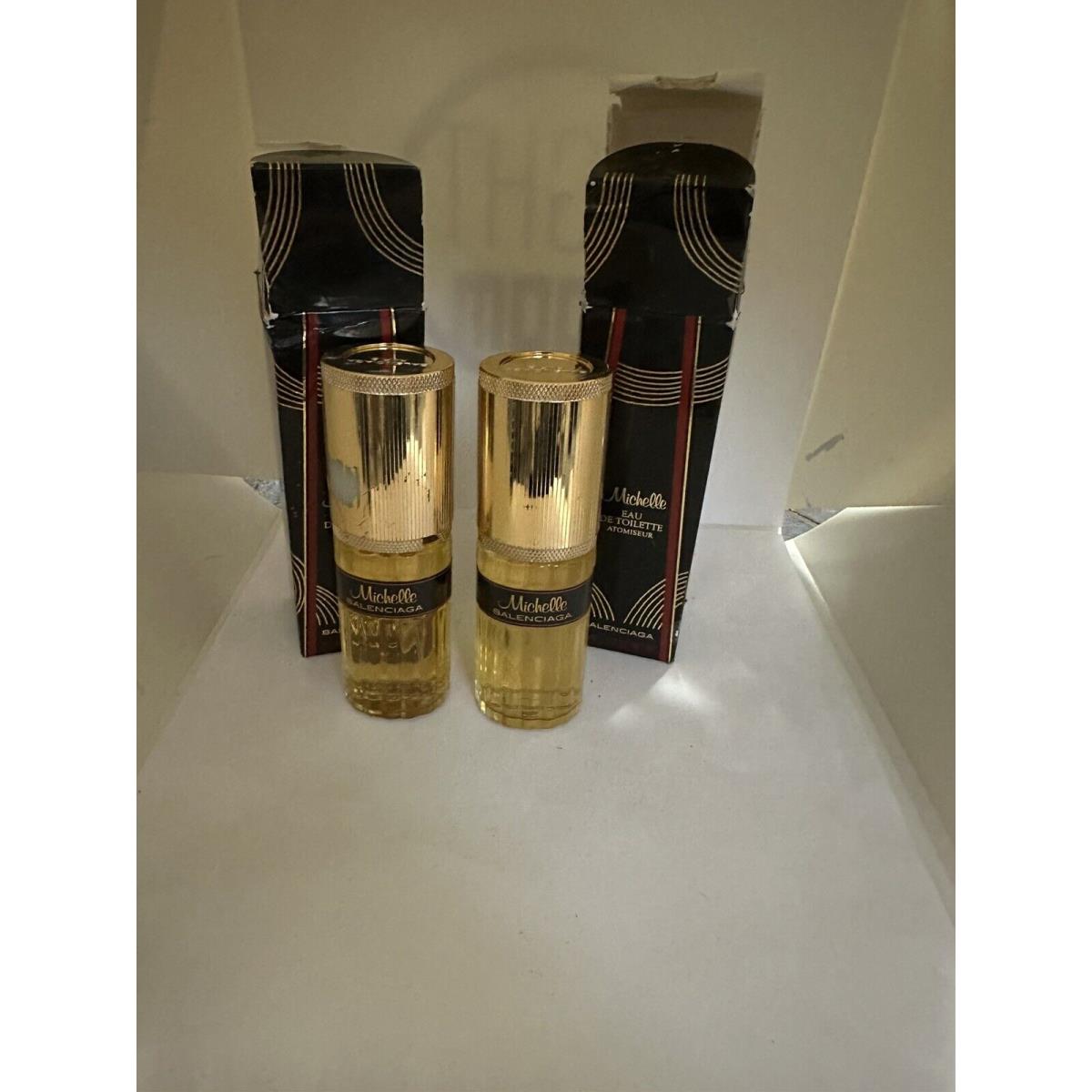 Vintage Michelle Perfume Balenciaga Edt Spray 2 Pieces See Details