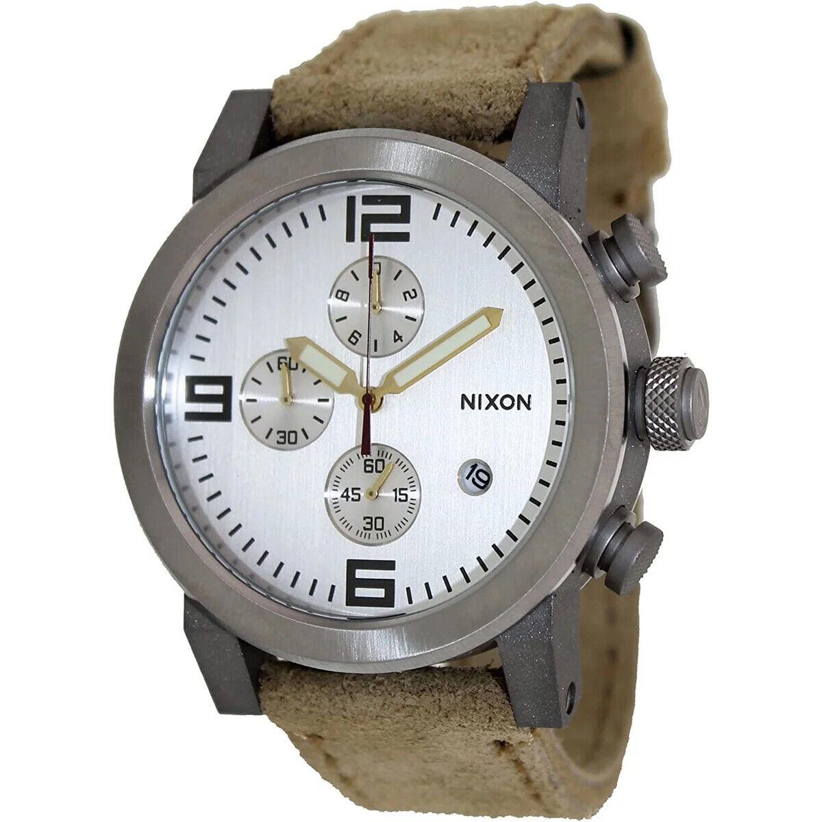 Nixon Men`s The Ride White Dial Watch - A315-1261