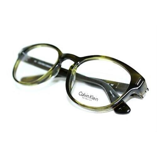 Calvin Klein eyeglasses  - Clear , Olive Frame 4