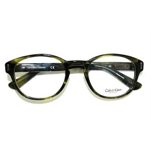 Calvin Klein eyeglasses  - Clear , Olive Frame 5