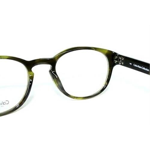 Calvin Klein eyeglasses  - Clear , Olive Frame 2