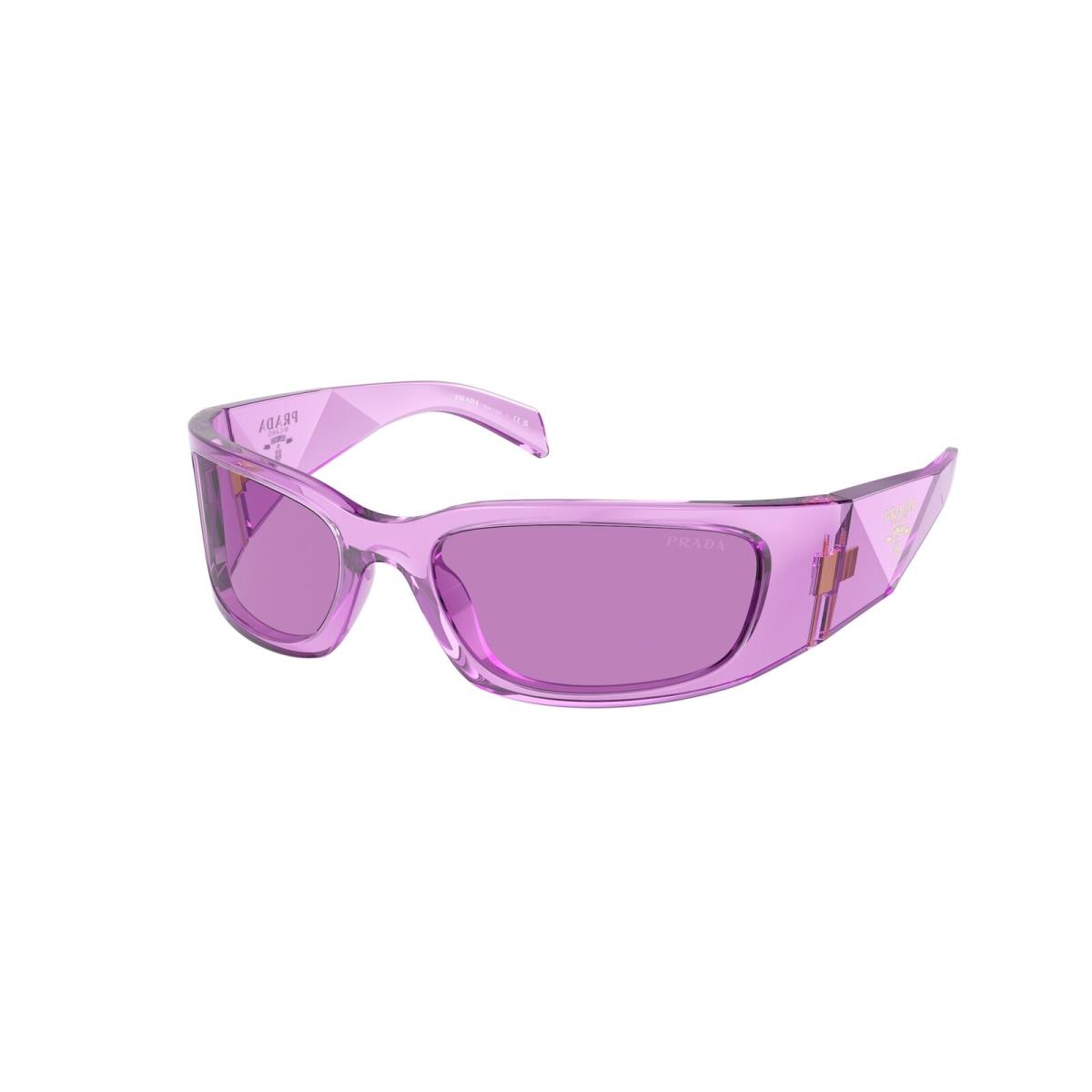 Prada PR A14S 13R30G Transparent Ametyst Purple 60 mm Women`s Sunglasses