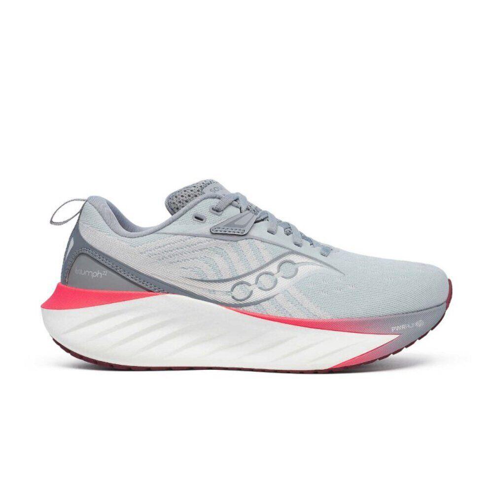 Saucony Women`s Triumph 22 Max Cushion Running Shoes - Cloud/cayenne - Cloud/Cayenne