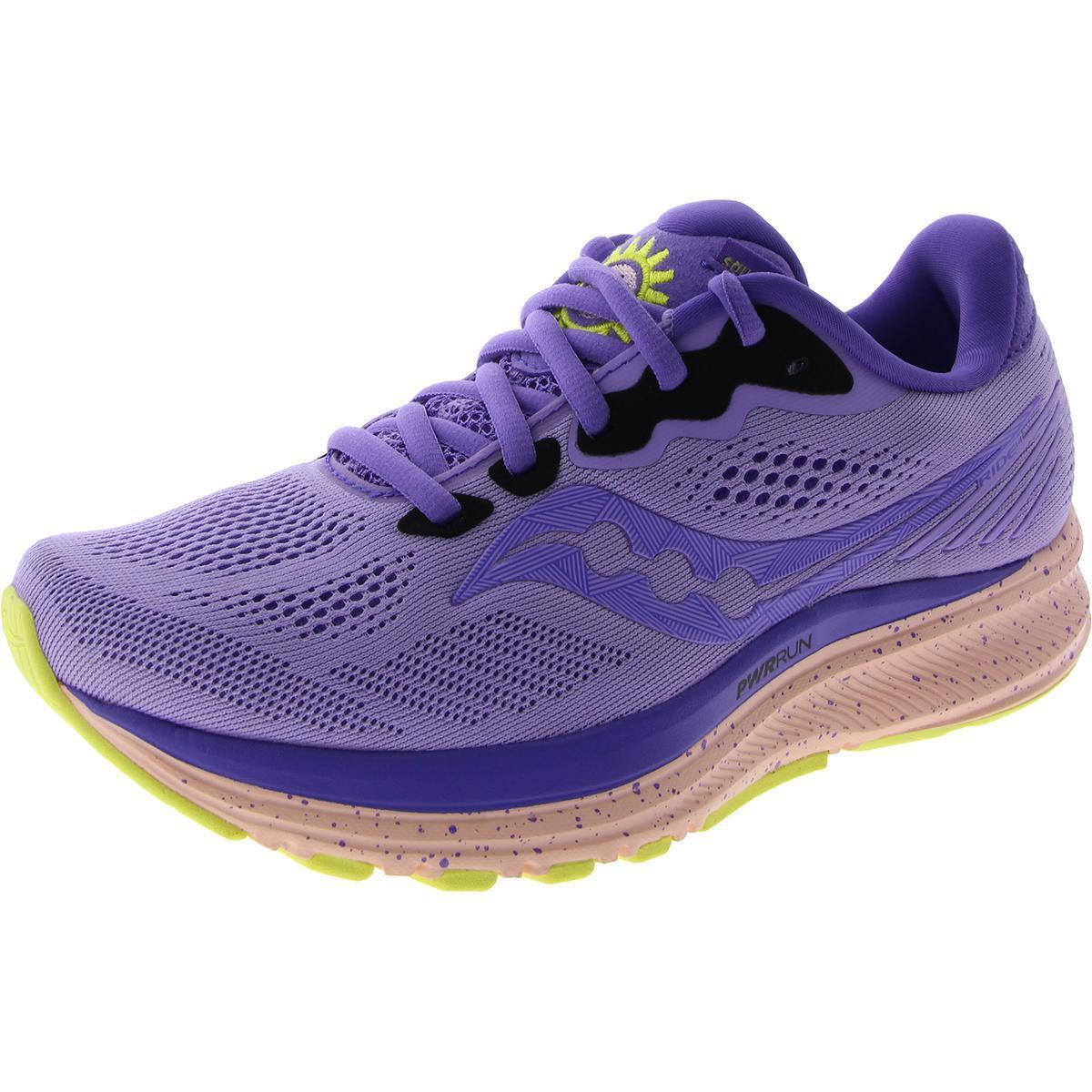 Saucony Mens Ride 14 Performance Gym Trainers Running Shoes Sneakers Bhfo 6046 - Lilac