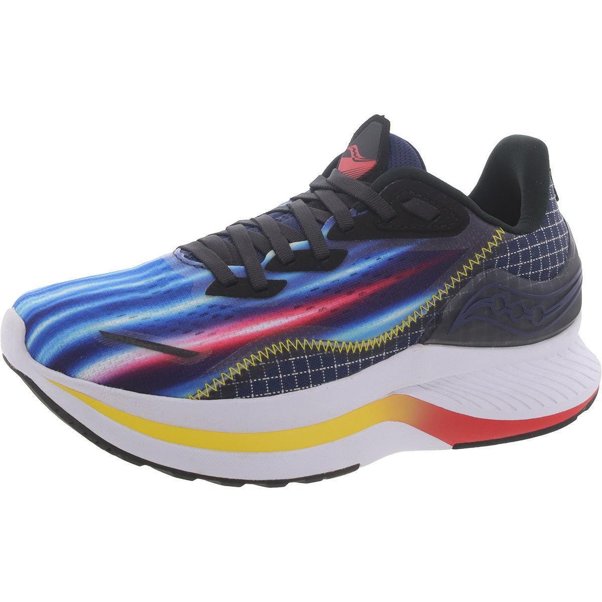 Saucony Mens Endorphin Shift 2 Mesh Gym Running Shoes Sneakers Bhfo 6034 - Black/Blue