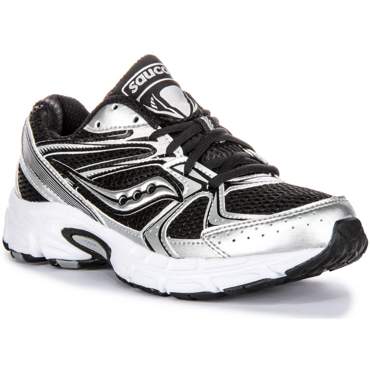 Saucony Grid Ride Millennium Mesh Womens Sneakers Black Silver US 5 - 11