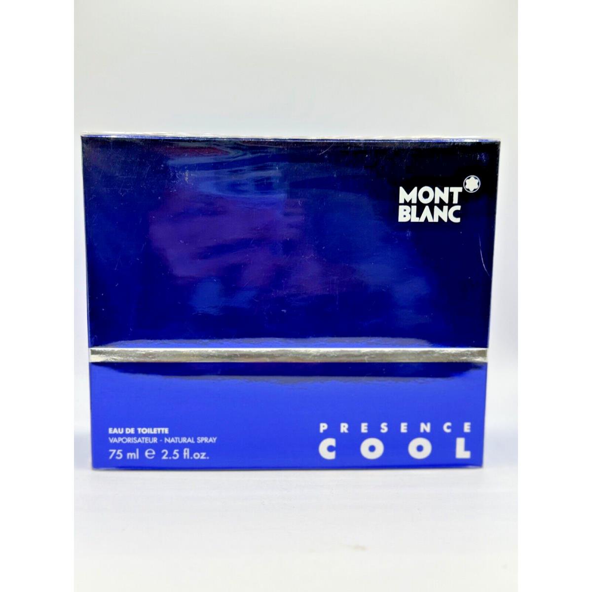 Montblanc Presence Cool BY Mont Blanc 75ML Edt Vintage Spray