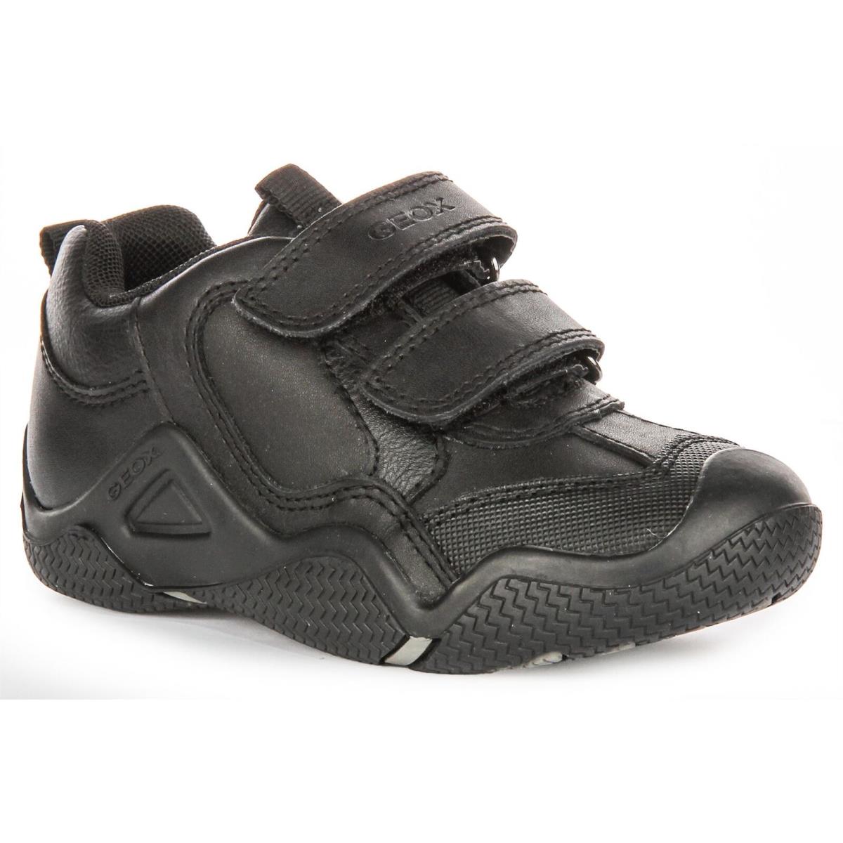 Geox J Wadersneaker Sporty Casual Light Up Boy Shoes Black US 1 - 13