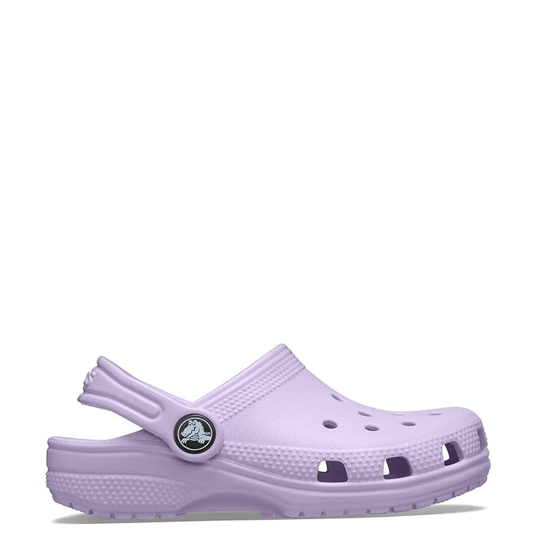 Crocs Unisex-child Kids` Classic Clogs Lavender 206990-LAV