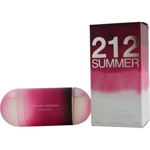 212 Summer by Carolina Herrera Edt Spray 2.0 Oz Women Limited Edition