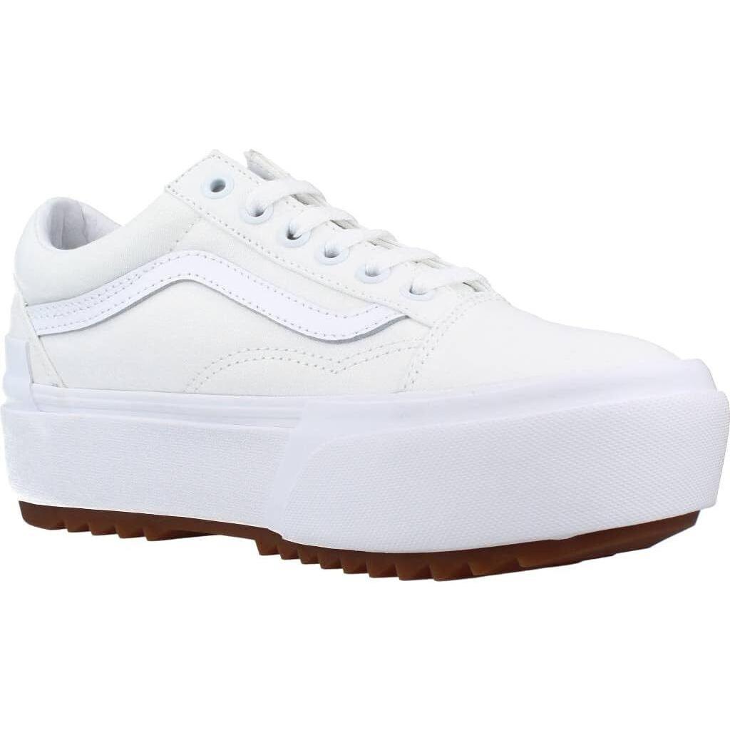 Vans FU Old Skool Stacked Sneakers Canvas True White